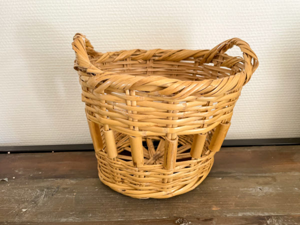 Panier rotin vintage – Image 4