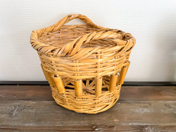 Panier rotin vintage – Image 2