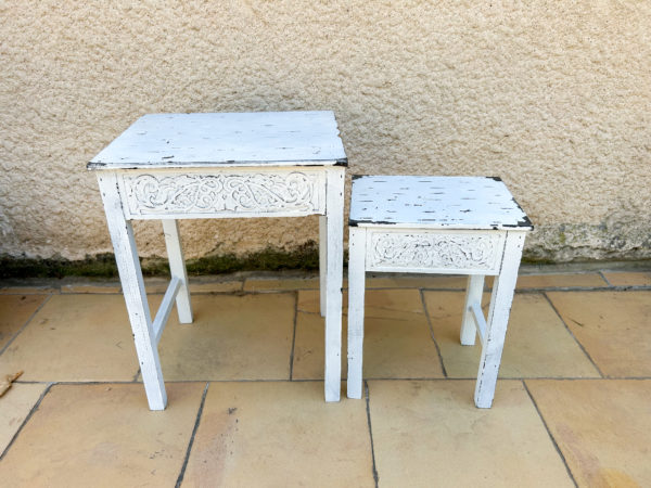 Lot de 2 petites tables – Image 3