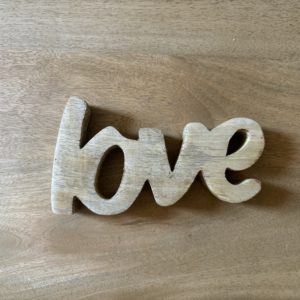 Mot « Love » à poser