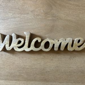 Mot « Welcome » à poser