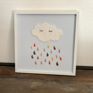 Cadre affiche nuage