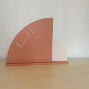 Pancarte Livre d'or terracotta